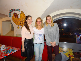 With the girls in Budapest, Hungary