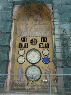 Astronomical clock in Olomouc Astronomical clock in Olomouc, Czech Republic