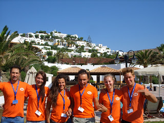 With my colleagues during the first animation season in Kos, Greece