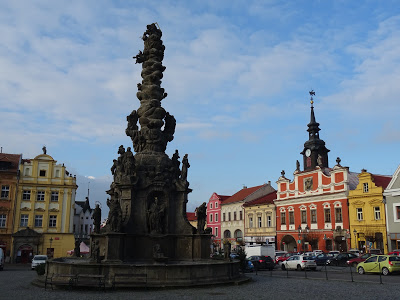 Plague and Transfiguration Column on Ressel's square in Chrudim, Czech Republic