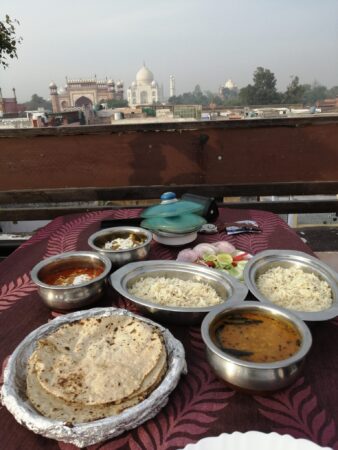 Dinner with Taj Mahal view