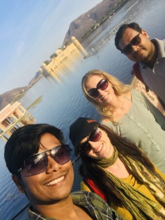 At Jal Mahal in Jaipur