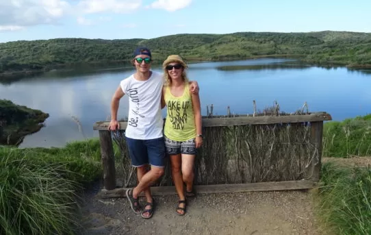 Trip with my brother: Fort Marlborough, Trepucó, Natural park and beach Es Grau