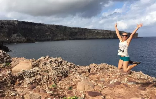 Trip with my brother: Cala Morell and Algaiarens beaches