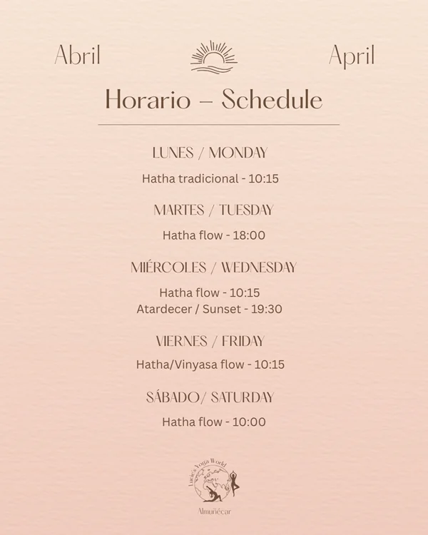 Horario Schedule 1