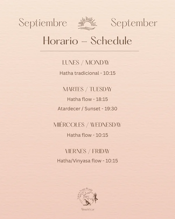Horario Schedule